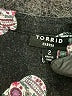 Torrid Black 3/4 Sleeve Blouse Size 2X Plus (2) - photo 7