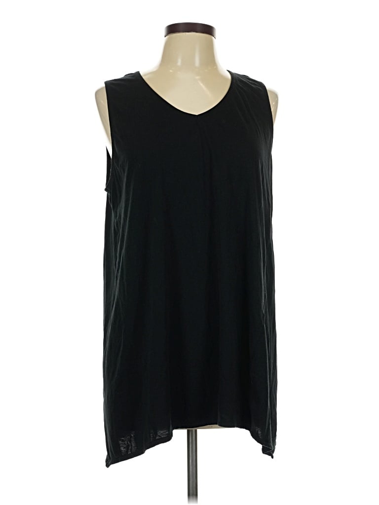 Pre-owned Purejill Sleeveless T-shirt In Black