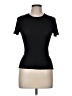 Splendid Black Short Sleeve Turtleneck Size M - photo 1