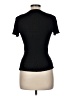 Splendid Black Short Sleeve Turtleneck Size M - photo 2