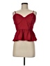 A New Day 100% Recycled Polyester Red Sleeveless Blouse Size M - photo 1