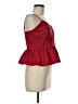 A New Day 100% Recycled Polyester Red Sleeveless Blouse Size M - photo 4