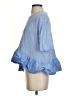 Akemi + Kin 100% Cotton Blue Short Sleeve Top Size XS - photo 5