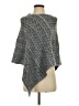 Iperico Chevron-herringbone Gray Poncho Size Sm - photo 1
