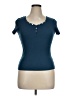Guess Blue Short Sleeve Top Size XL - photo 1