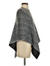 Iperico Chevron-herringbone Gray Poncho Size Sm - photo 4