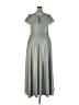 Xscape Metallic Gray Cocktail Dress Size 16 - photo 2