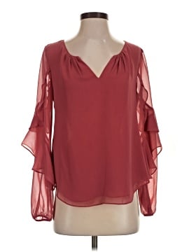 White House Black Market 3/4 Sleeve Blouse (view 1)
