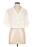 Kirious Ivory Short Sleeve Blouse Size L - photo 1