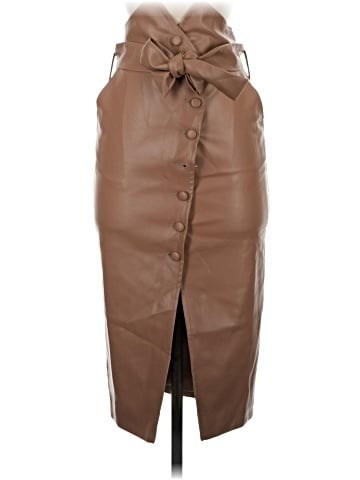 Bardot Faux Leather Skirt (view 1)