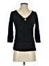 Talbots Black 3/4 Sleeve Top Size P (petite) - photo 1