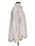 Unbranded Stripes Silver Long Sleeve Blouse Size L - photo 4