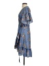 Max Studio Paisley Blue Casual Dress Size S - photo 5
