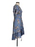 Max Studio Paisley Blue Casual Dress Size S - photo 4