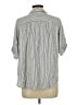 Universal Thread Stripes Gray 3/4 Sleeve Button-Down Shirt Size L - photo 2