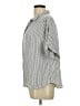 Universal Thread Stripes Gray 3/4 Sleeve Button-Down Shirt Size L - photo 5