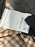 Shein Curve 100% Polyester Checkered-gingham Gold Shorts Size 20 Plus (4) - photo 4