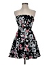 Express Floral Black Cocktail Dress Size 0 - photo 1