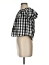 Peppermint Black Short Sleeve Blouse Size S - photo 5