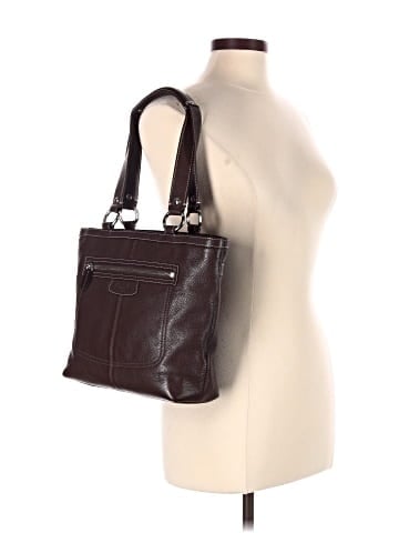 Coach Factory Leather Shoulder Bag - back