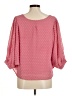 Cailey 22 Pink 3/4 Sleeve Blouse Size M - photo 2