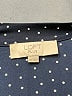 Ann Taylor LOFT 100% Polyester Polka Dots Black 3/4 Sleeve Blouse Size 20 - photo 7