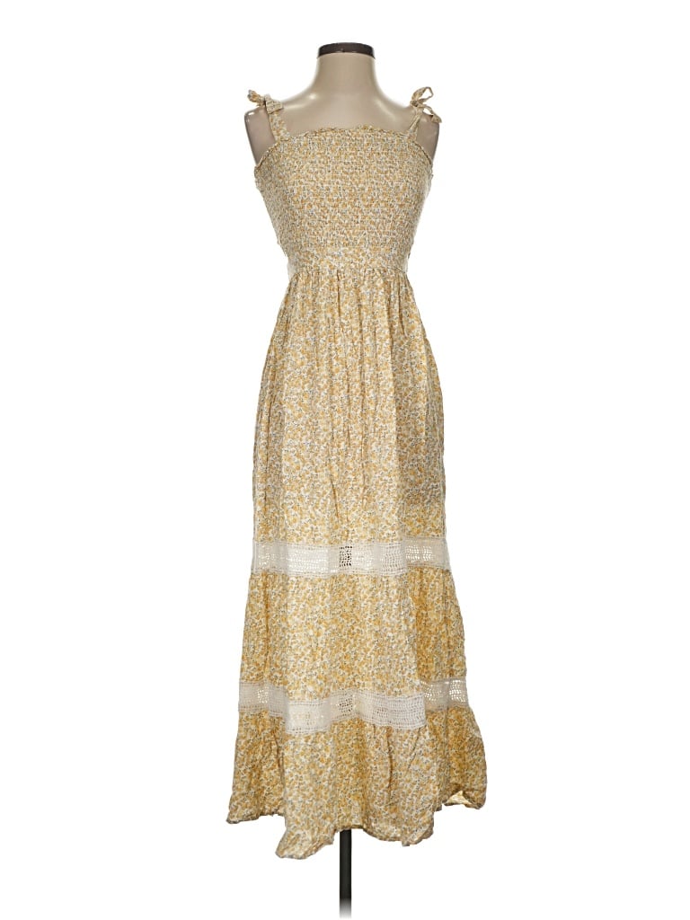 Pre-owned Sincerely Jules Casual Dress In Gold