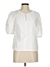 Unbranded White Short Sleeve Blouse Size M (estimated) - photo 1