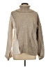 Simply Vera Vera Wang Color Block Tan Turtleneck Sweater Size L - photo 1