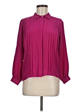 Liz Claiborne Long Sleeve Silk Top (view 1)