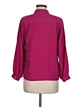 Liz Claiborne Long Sleeve Silk Top (view 2)
