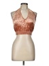 Blue Life Orange Sleeveless Top Size L - photo 1