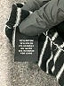 PREMISE Stripes Black Short Sleeve Turtleneck Size S - photo 8