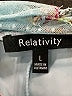 Relativity Blue 3/4 Sleeve Blouse Size L - photo 7
