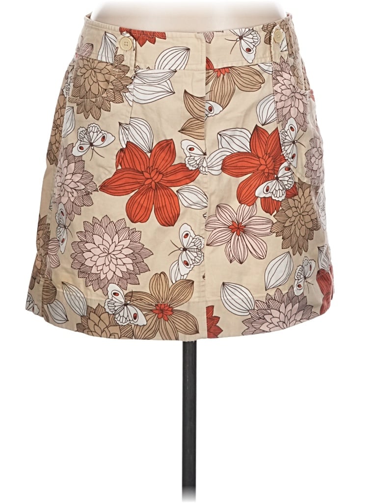 Pre-owned Ann Taylor Loft Casual Skirt In Tan