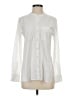 Theory Ivory Long Sleeve Button-Down Shirt Size S - photo 1