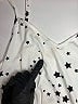 Mason Grey Stars Ivory Casual Dress Size L - photo 3