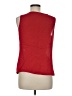 MICHAEL Michael Kors 100% Polyester Red Sleeveless Blouse Size 8 - photo 2