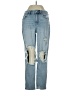 American Eagle Outfitters Color Block Blue Jeans Size 2 - photo 1