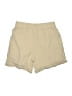 Unbranded 100% Polyester Solid Tan Khaki Shorts Size L - photo 2