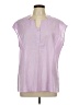 Unbranded Purple Short Sleeve Blouse Size L - photo 1