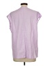 Unbranded Purple Short Sleeve Blouse Size L - photo 2