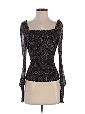 Scoop Long Sleeve Top (view 1)