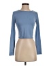 Shein Blue Long Sleeve T-Shirt Size S - photo 1
