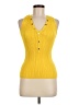 White House Black Market Yellow Sweater Vest Size M - photo 1