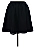 Comme Toi 100% Polyester Solid Black Casual Skirt Size L - photo 2