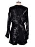 Shein Metallic Black Romper Size XL - photo 2