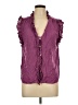 Dylan 100% Rayon Purple Sleeveless Blouse Size L - photo 1