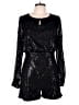 Shein Metallic Black Romper Size XL - photo 1