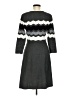 Studio One Chevron-herringbone Gray Casual Dress Size M - photo 2